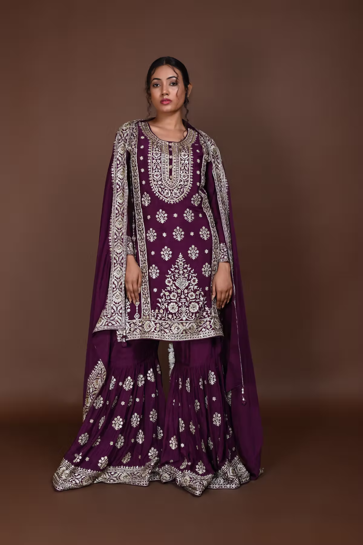Silver Lehenga