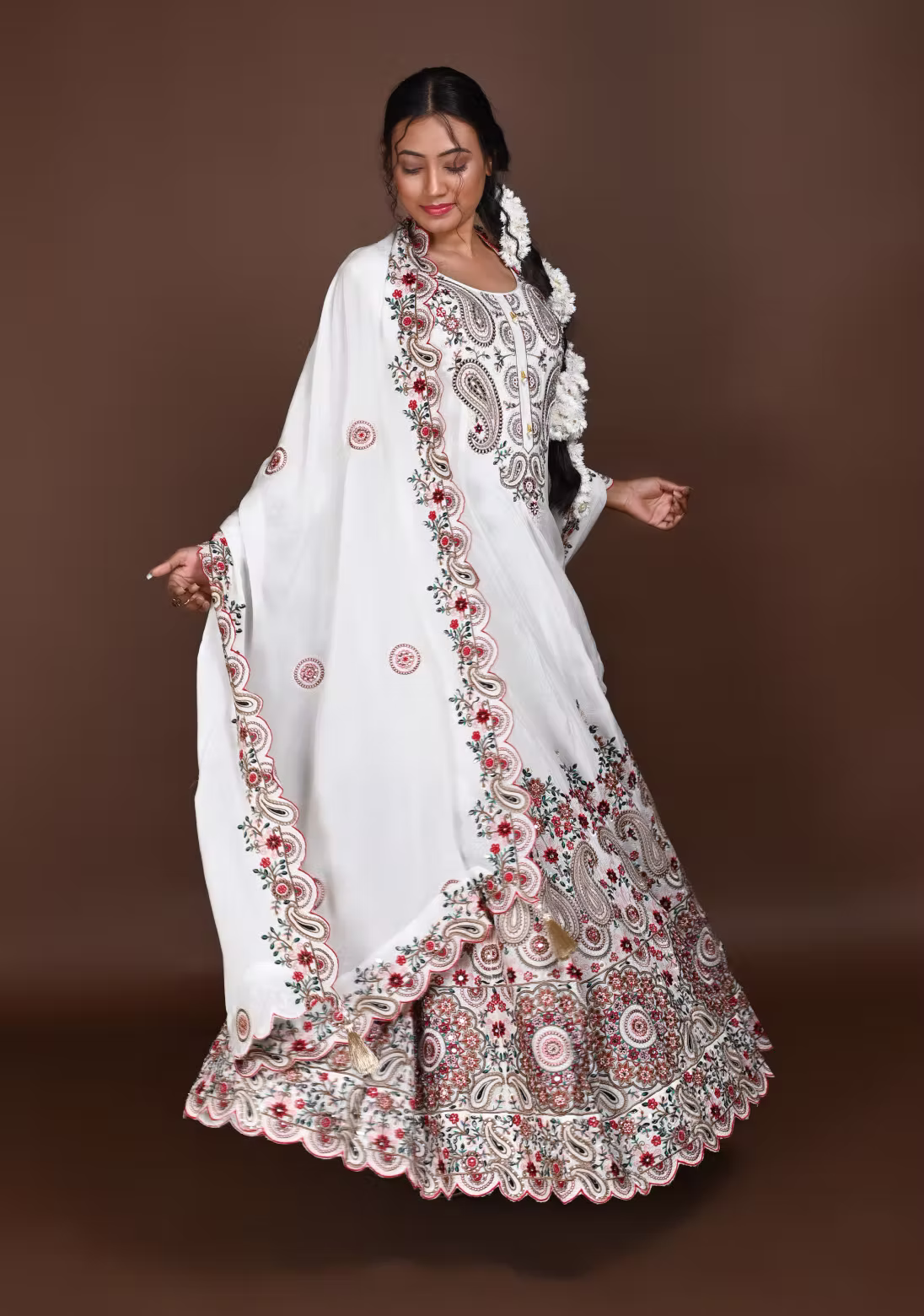 Silver Lehenga
