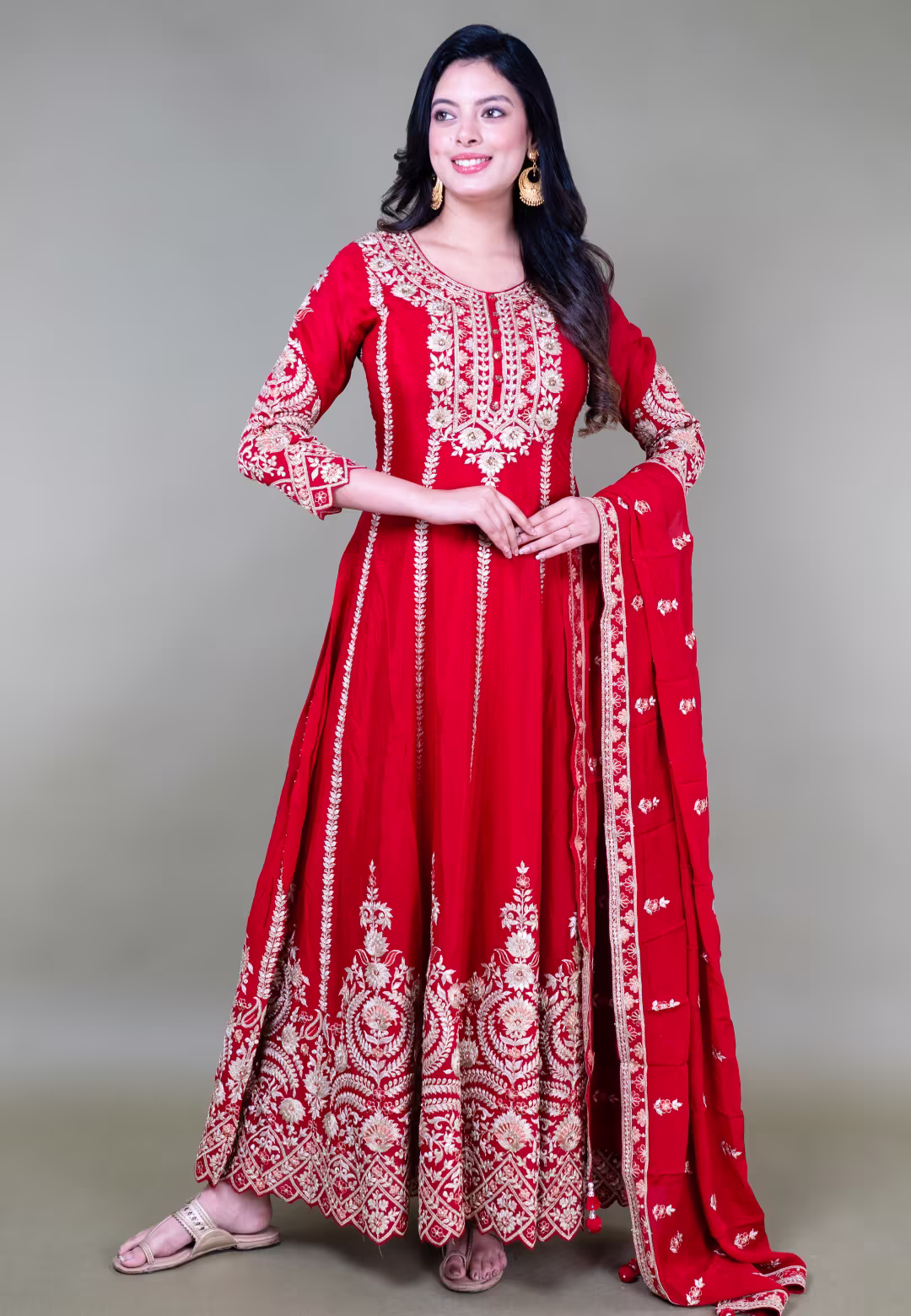 Maroon Anarkoli