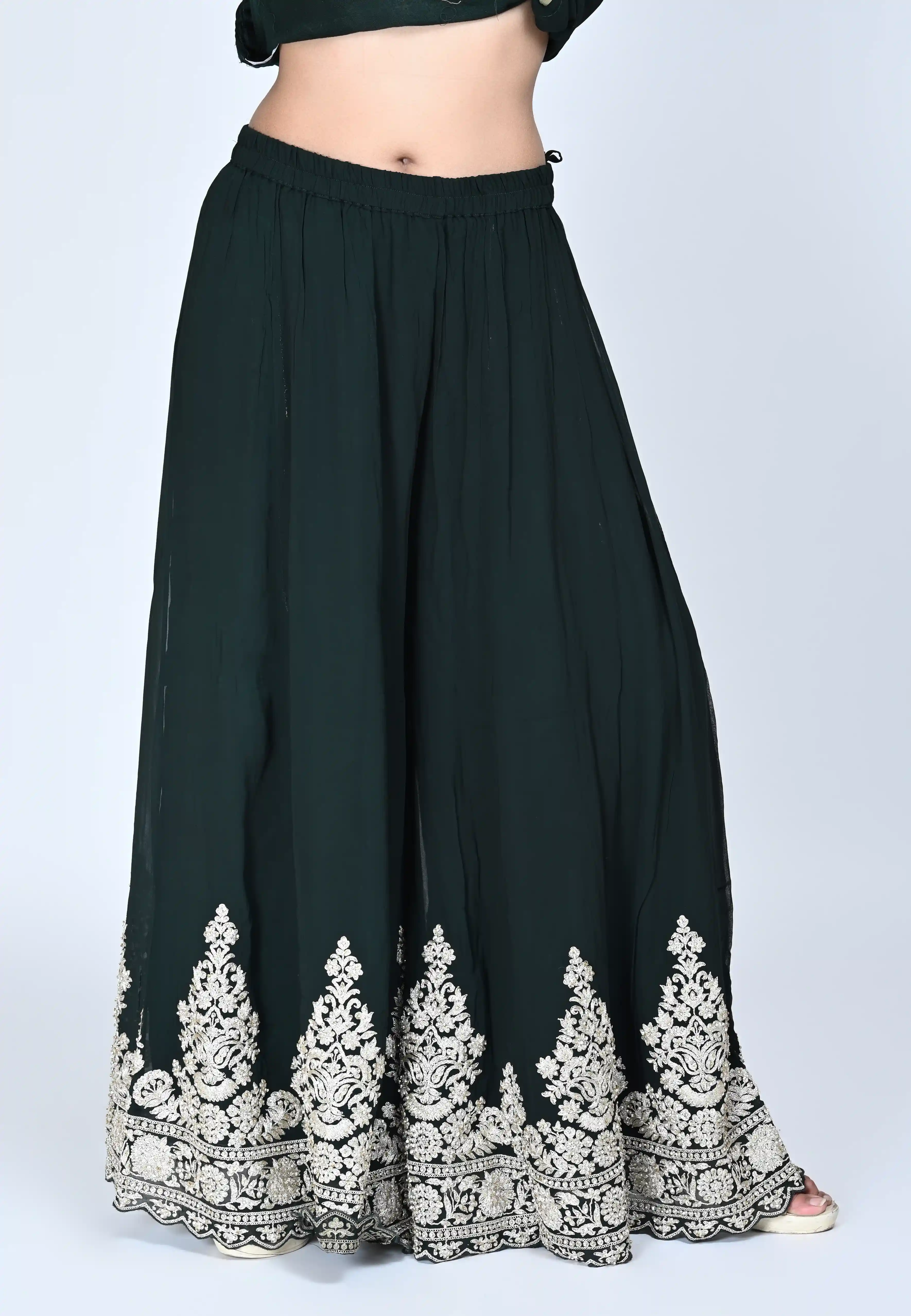 M.green Straight Suit with Sharara