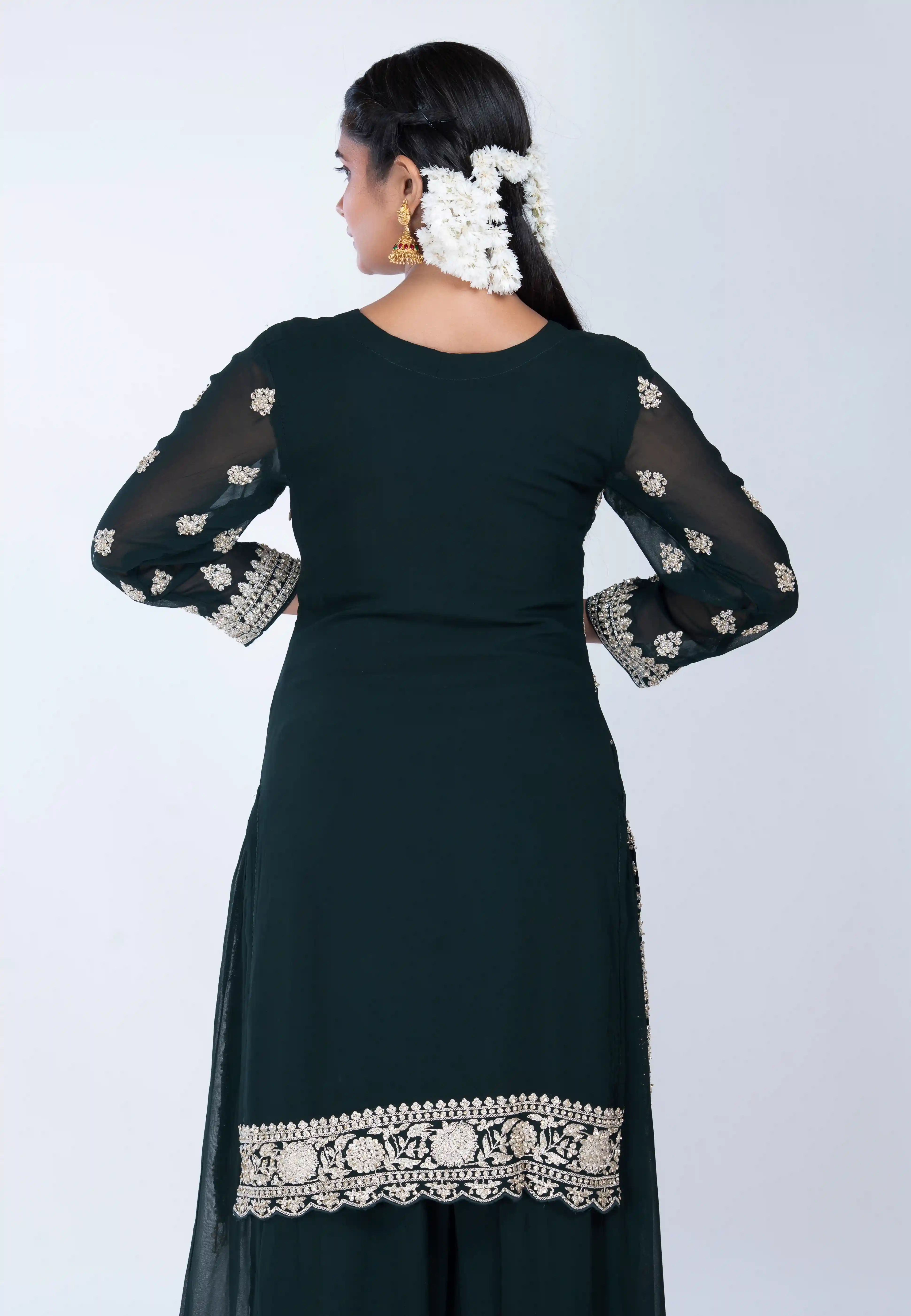 M.green Straight Suit with Sharara