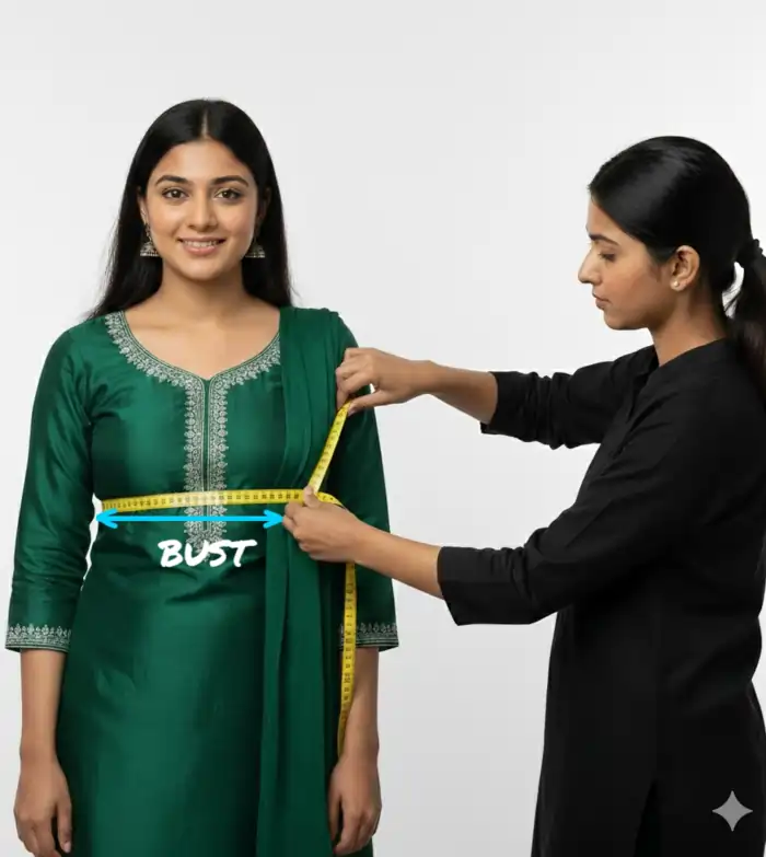 Bust measurement guide